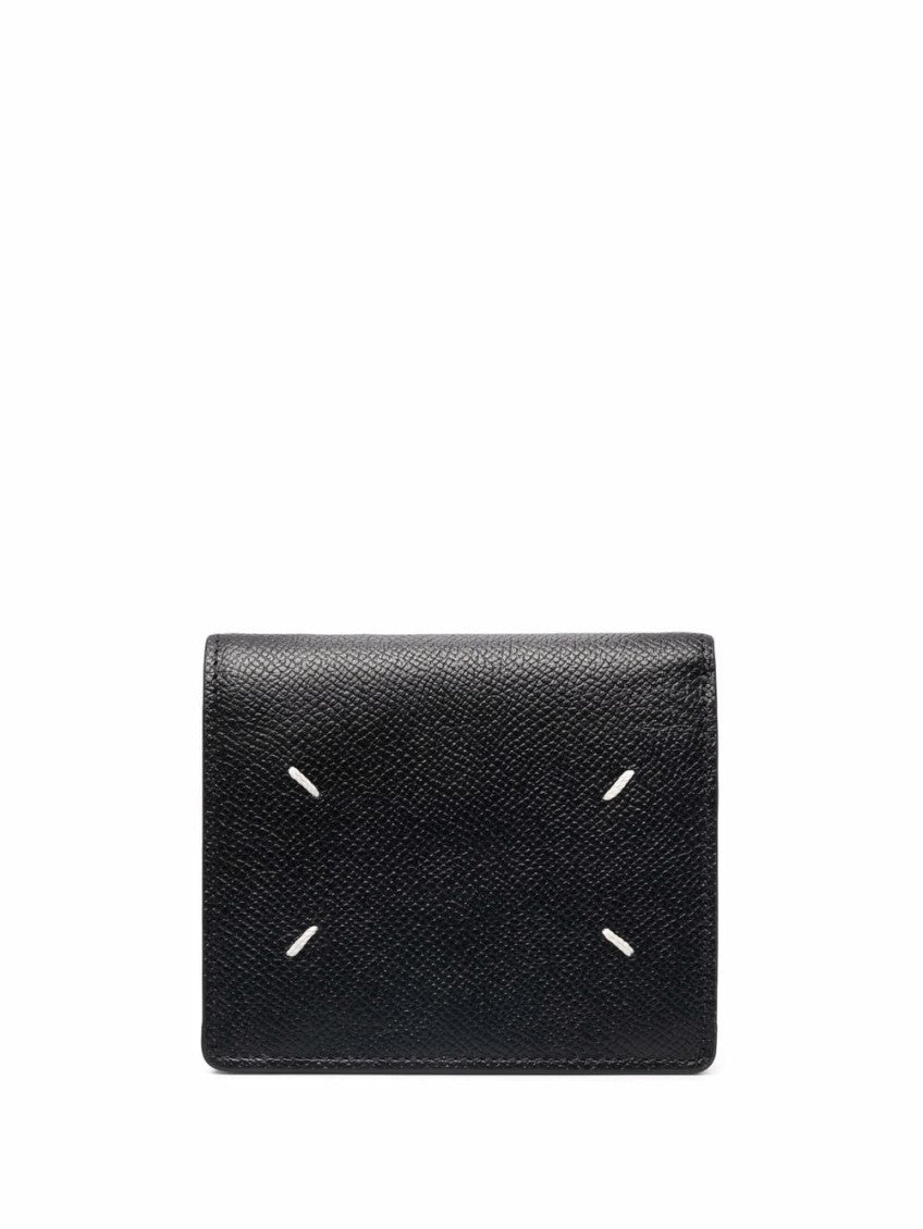 Black Four Stitches Wallet 1