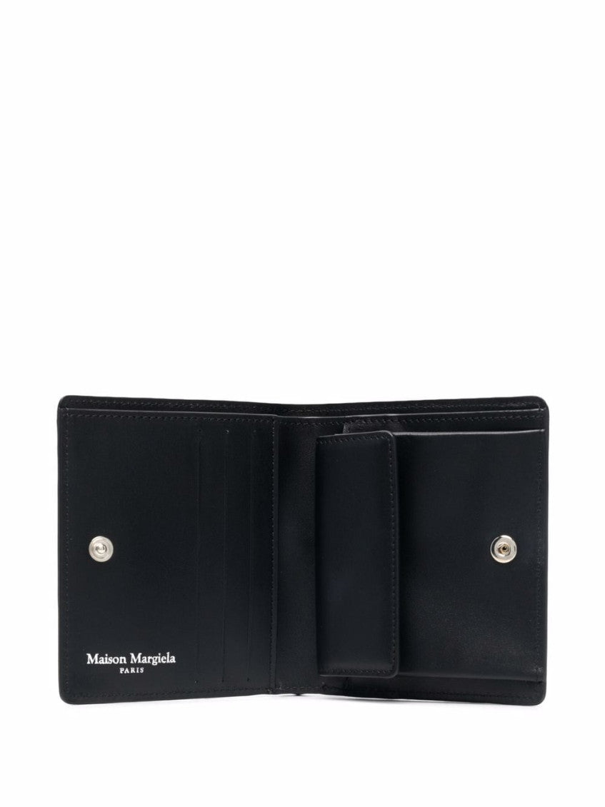Black Four Stitches Wallet 3