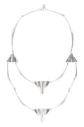 Silver Collana Blair Geometric Necklace 1