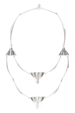 Silver Collana Blair Geometric Necklace 1