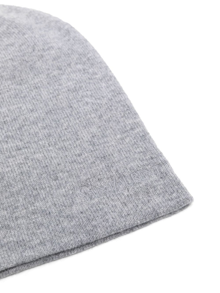 Grey Wool Beanie 2