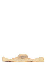 Natural Broche Extra Rafia Hat 1