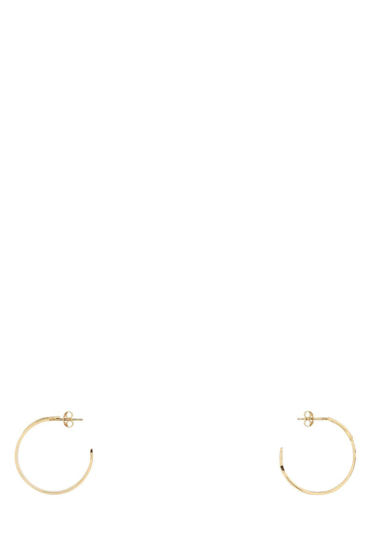 Golden Tape Hoop Earrings 2