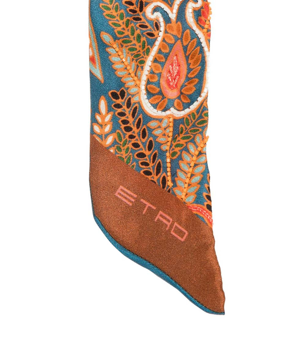 Multicolor Paisley Printed Scarf 2