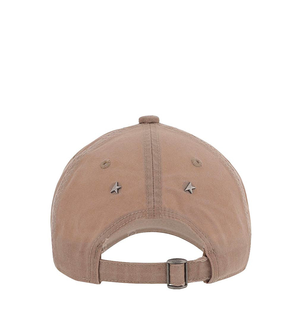 Beige Logo Baseball Hat 3