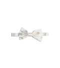 White Solid Bow Tie 1