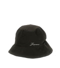 Dark Brown Logo Bucket Hat 1