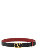 Black VLogo Reversible Belt 1