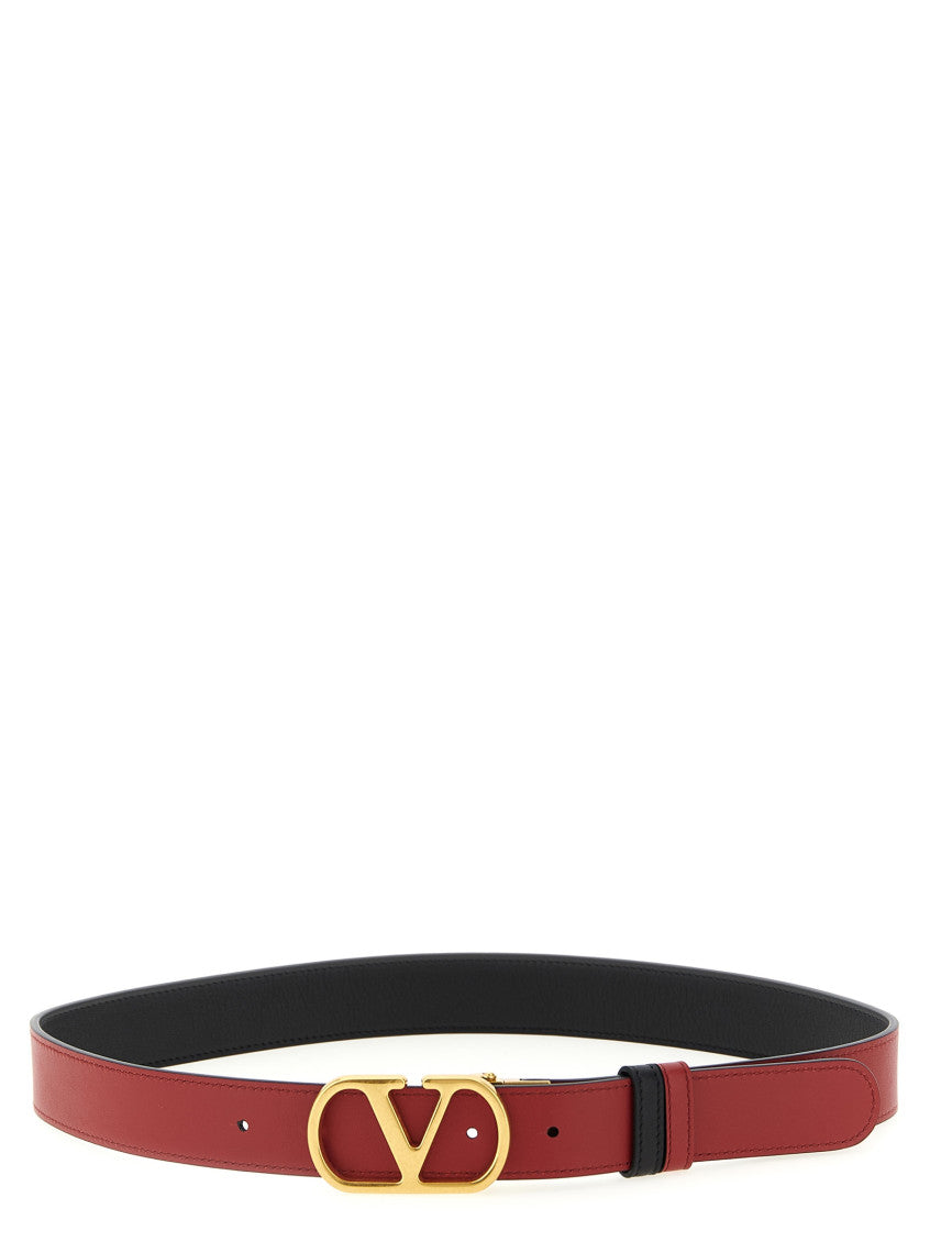 Black VLogo Reversible Belt 2