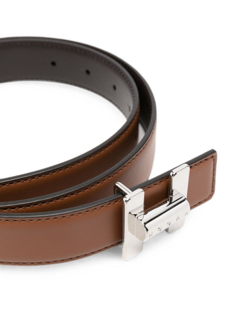 Brown Solid Formal Belt 2
