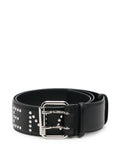Black Logo Casual Belt 1