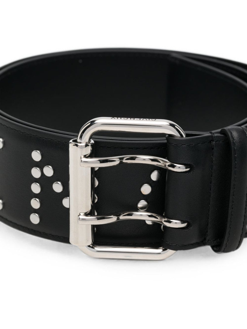 Black Logo Casual Belt 2