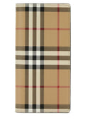 Beige Printed Canvas Wallet 1