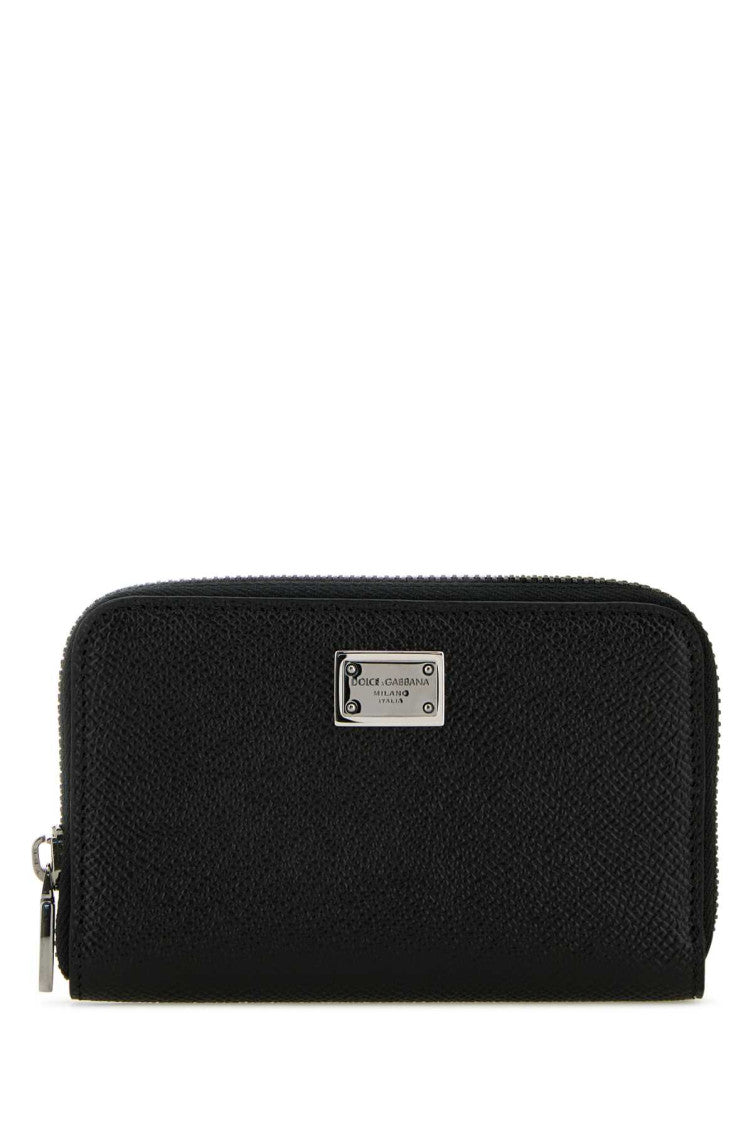 Black Logo Patch Wallet 1
