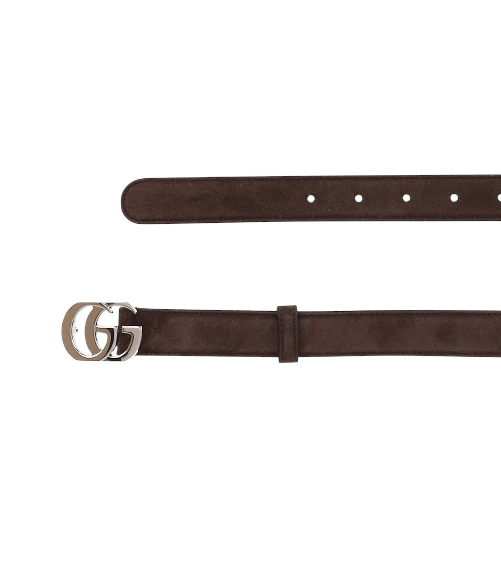 Brown Logo Buckle Belt 2