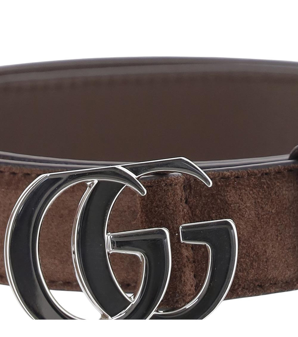 Brown Logo Buckle Belt 3