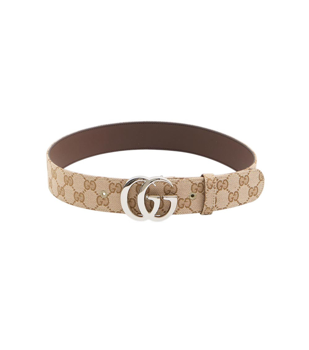 Beige GG Buckle Belt 1