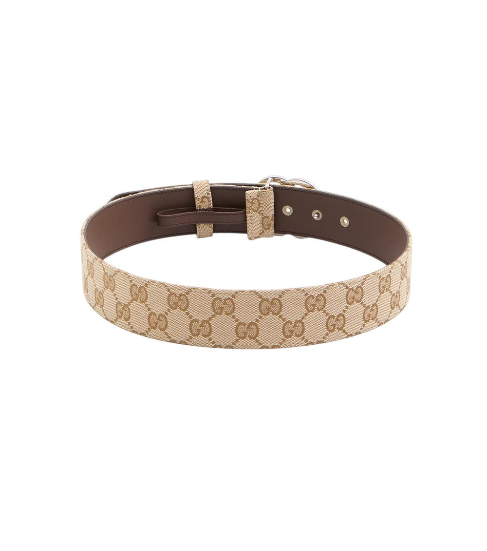 Beige GG Buckle Belt 2