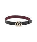 Black Logo Buckle Belt 1