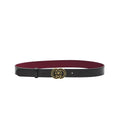 Black Logo Buckle Belt 1