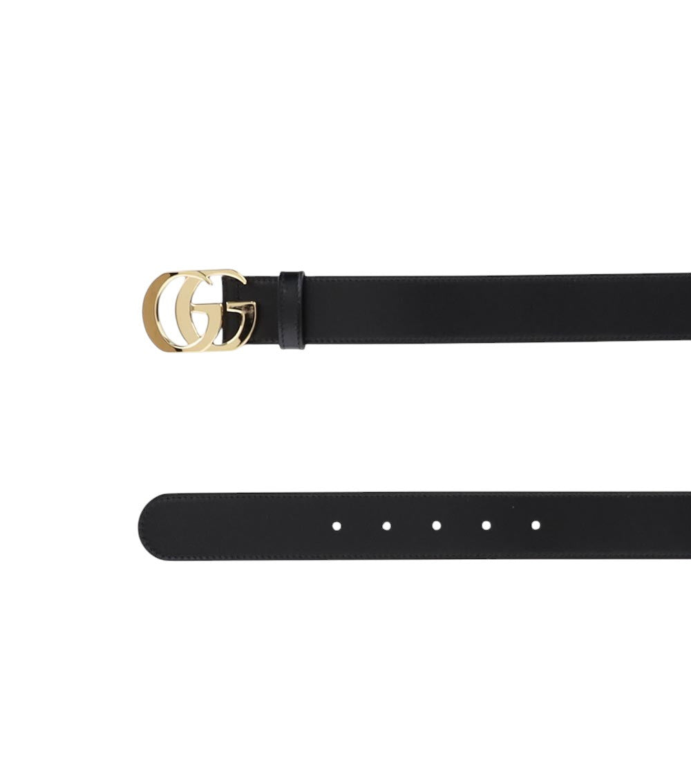 Black GG Buckle Belt 2