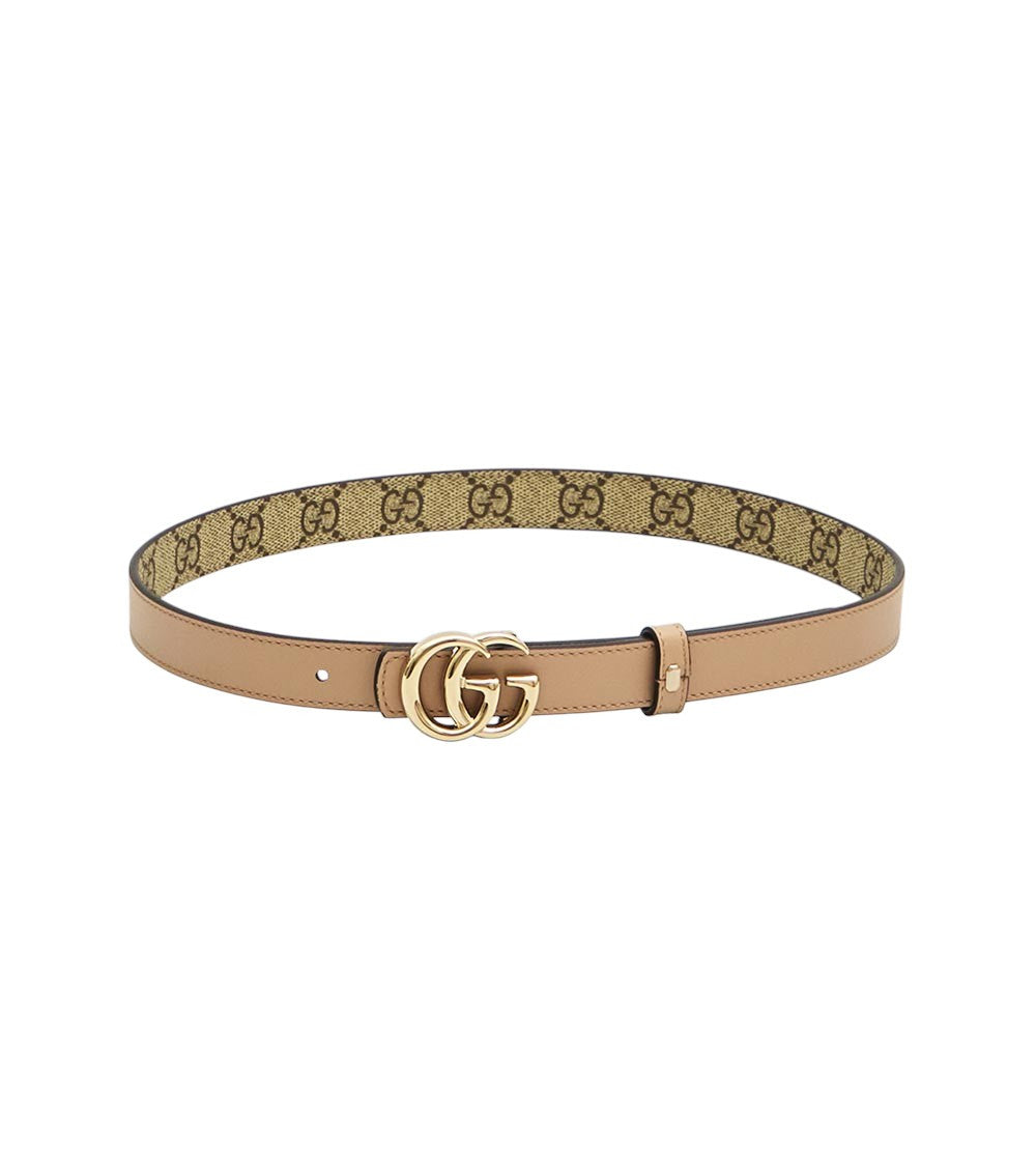 Beige GG Buckle Belt 1