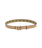 Beige GG Buckle Belt 1