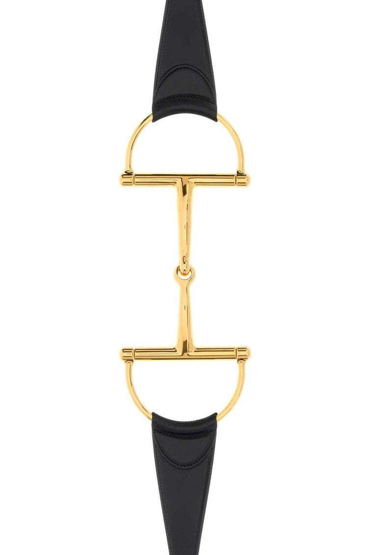 Black Horsebit Buckle Belt 3