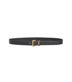Black Logo Buckle Belt 1