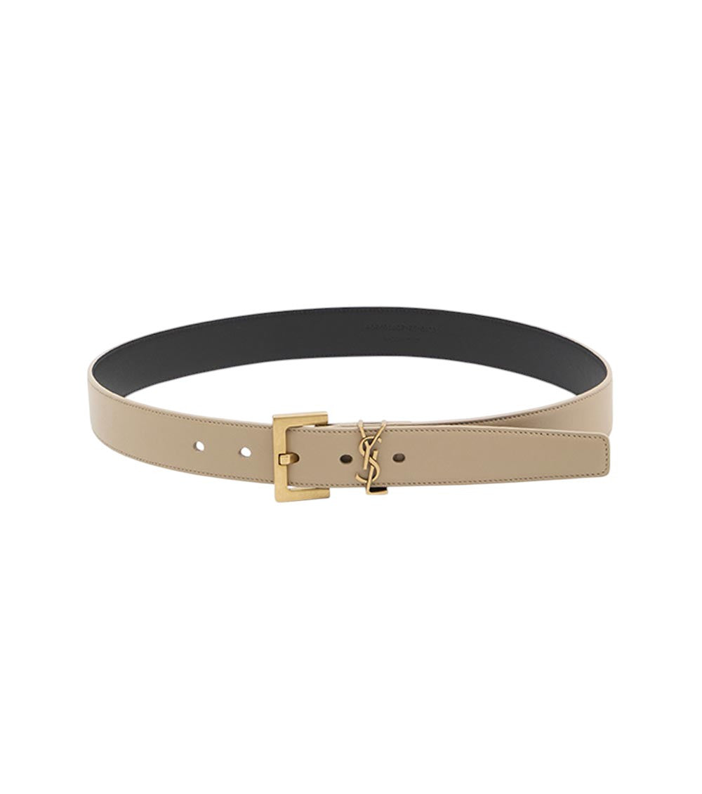 Beige Cassandre Buckle Belt 1