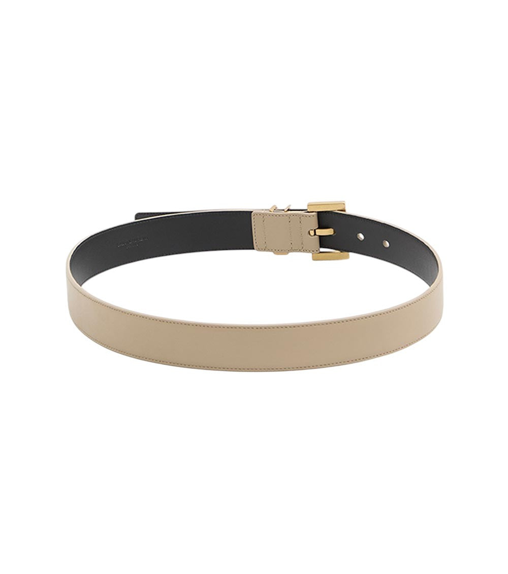 Beige Cassandre Buckle Belt 2