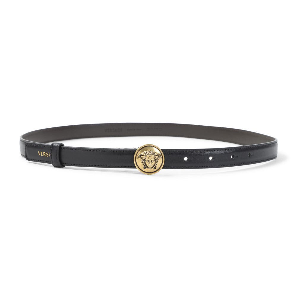Black Medusa Buckle Belt 1