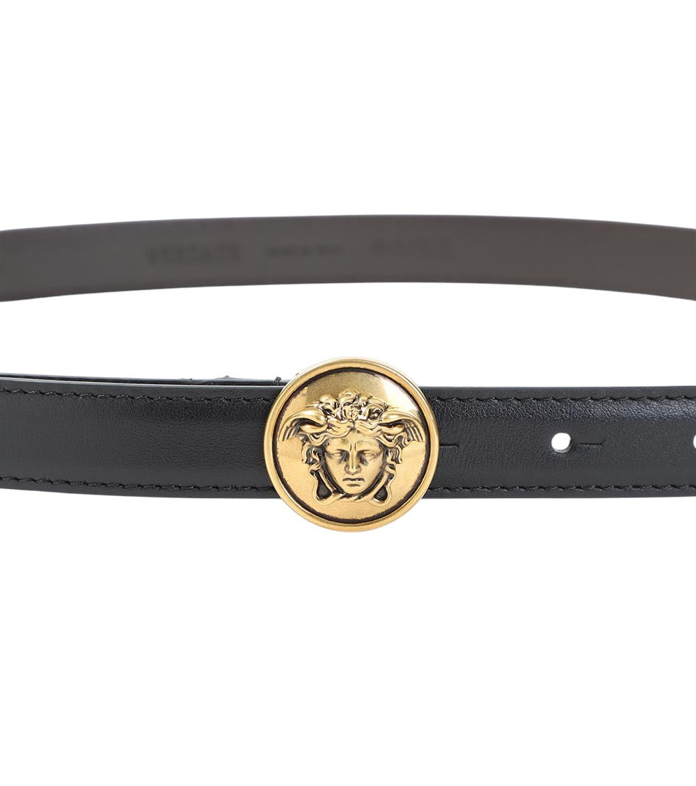 Black Medusa Buckle Belt 2