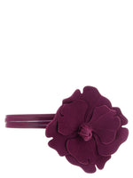 Purple Flower Solid Belt 1