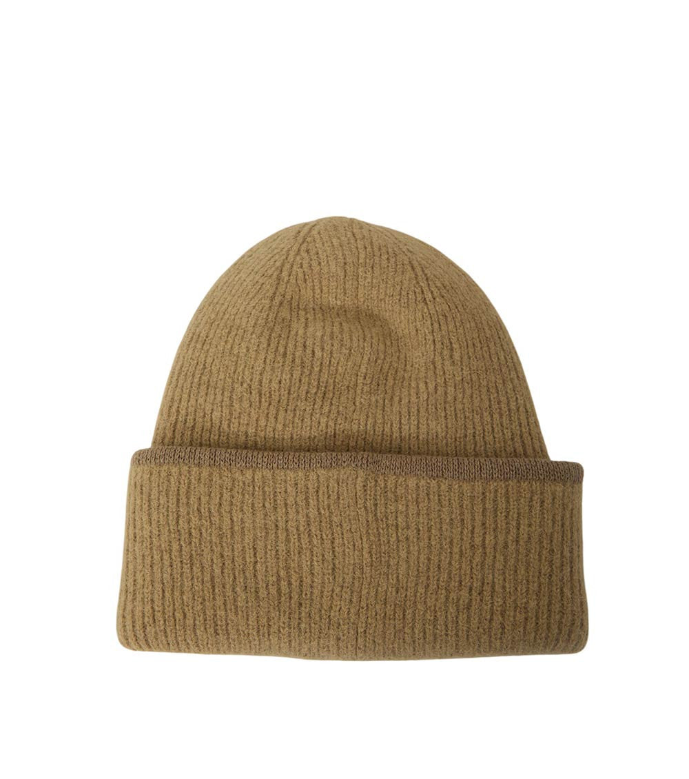 Beige Logo Beanie Cap 2