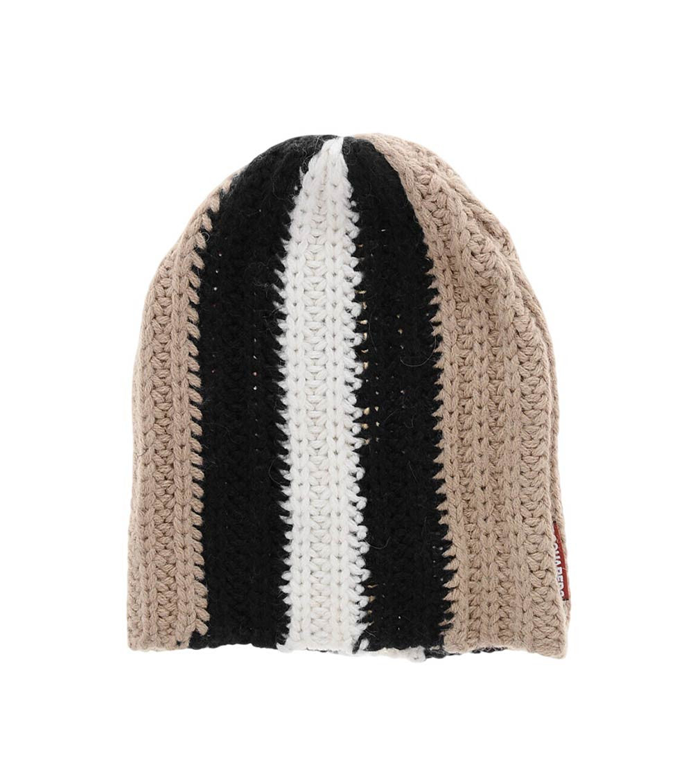 Multicolor Striped Beanie Cap 2