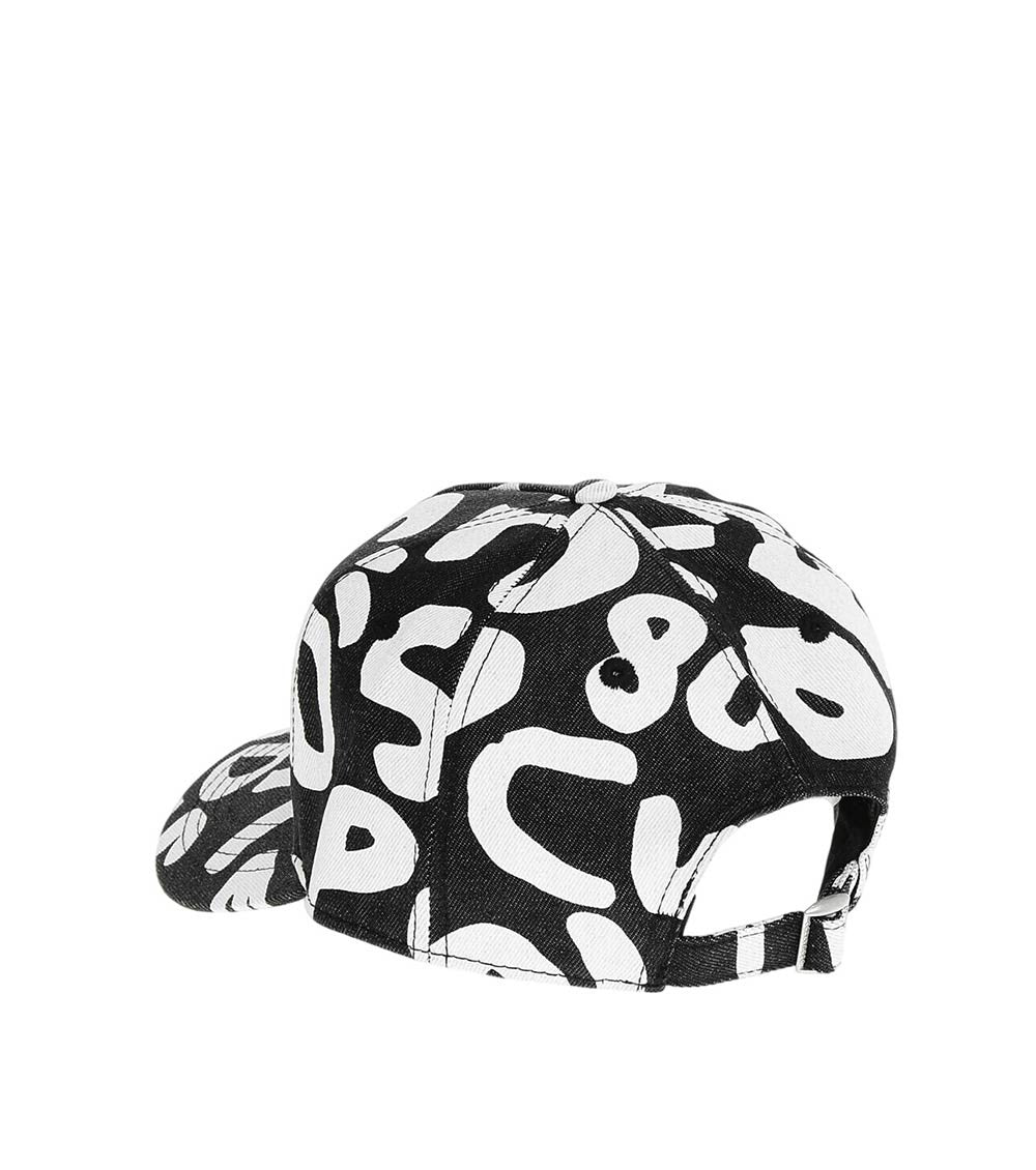 BlackWhite Logo Baseball Cap 2
