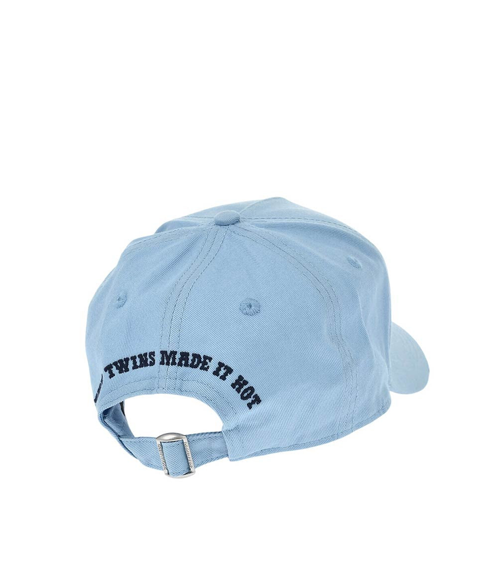 Sky Blue Embroidered Baseball Cap 2