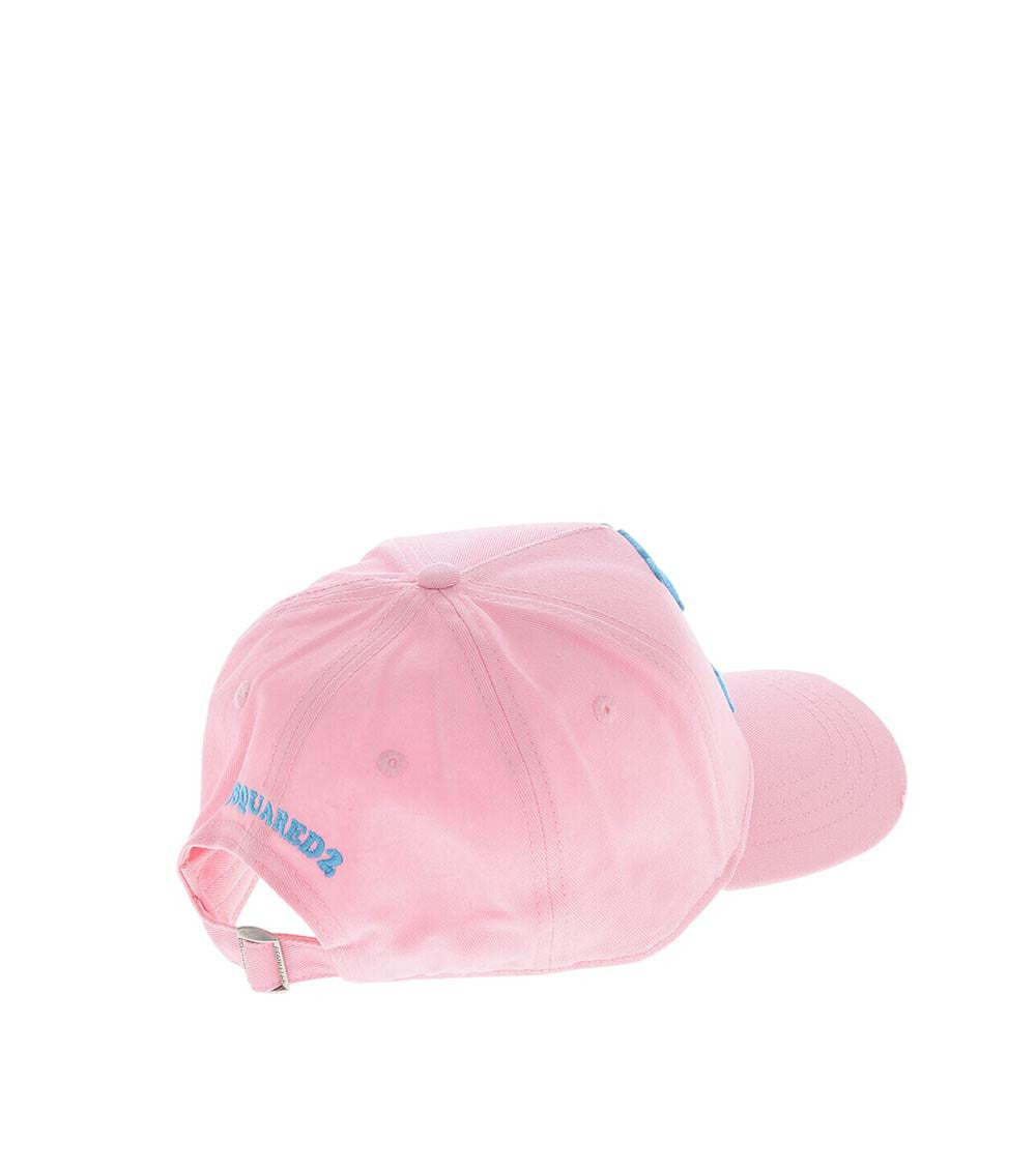 Pink Embroidered Baseball Cap 2