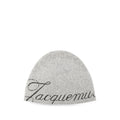Grey Logo Beanie Cap 1
