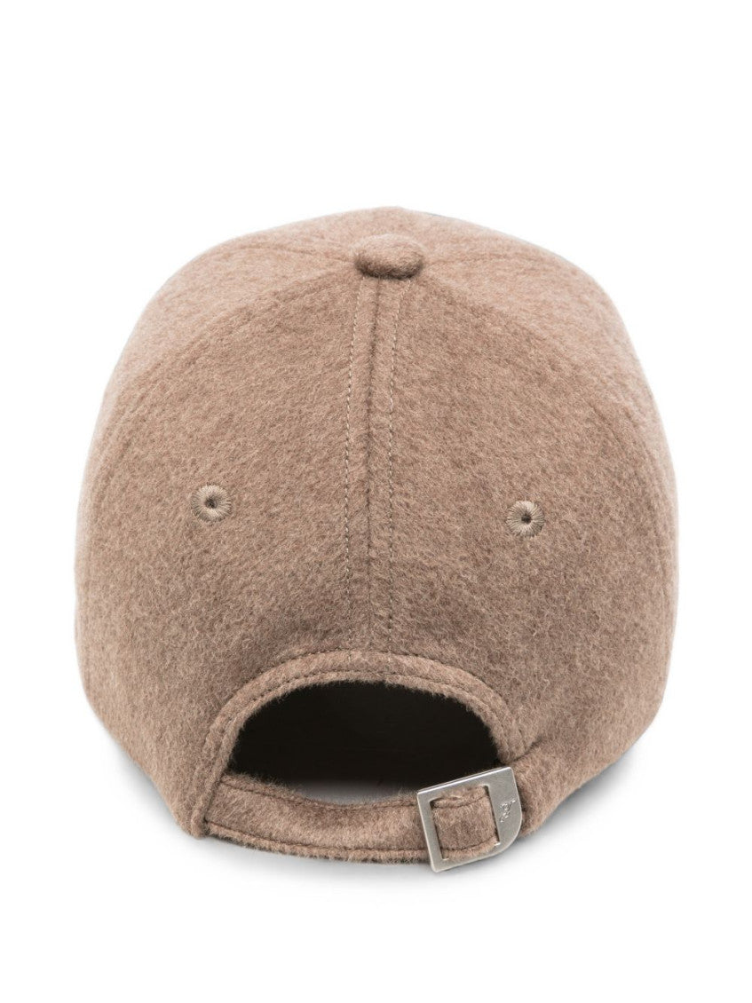 Brown Solid Baseball Cap 3