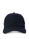 Dark Blue Textured Baseball Cap 1