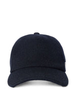 Dark Blue Textured Baseball Cap 1