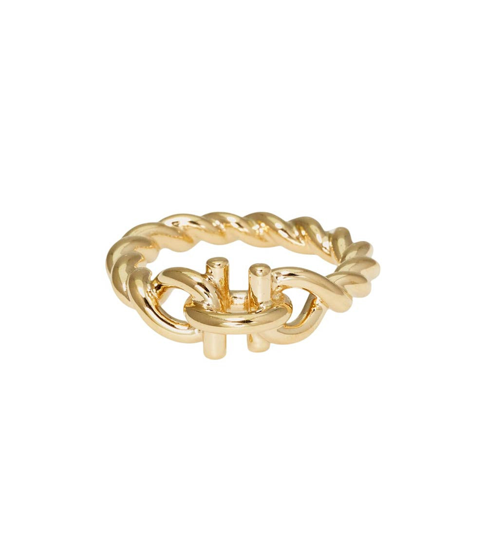 Golden Torchon Gancini Ring 1