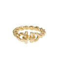 Golden Torchon Gancini Ring 1