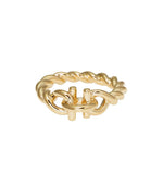 Golden Torchon Gancini Ring 1