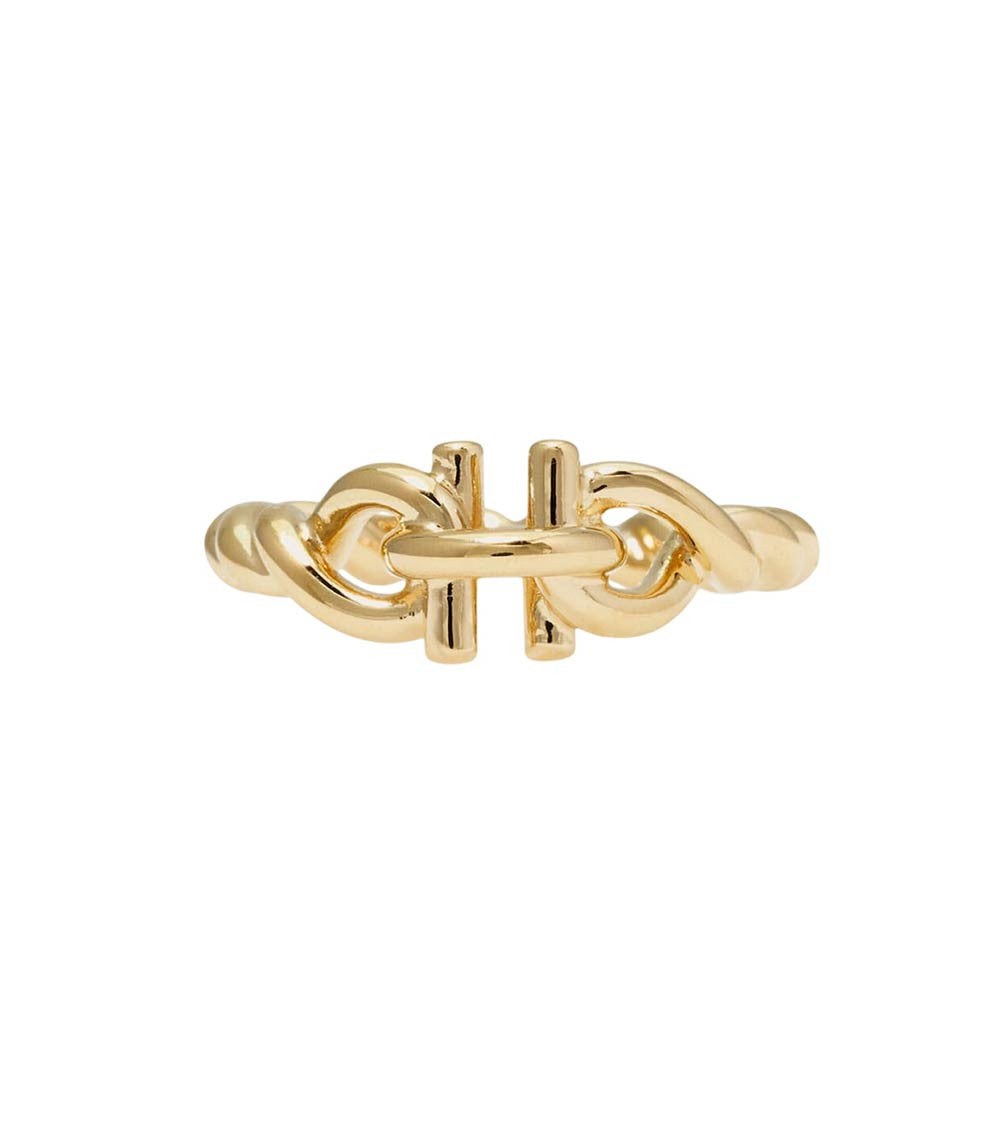 Golden Torchon Gancini Ring 3