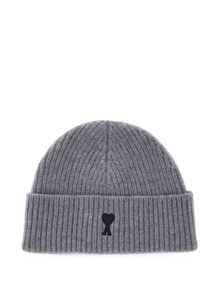 Light Grey Logo Beanie Cap 1