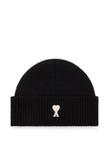 Black Logo Beanie Cap 1