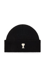Black Logo Beanie Cap 1